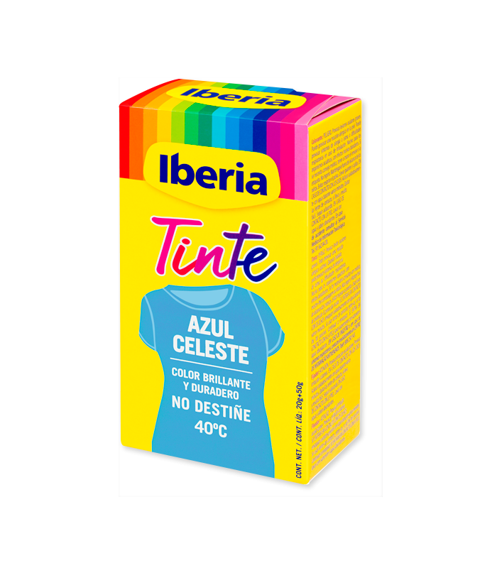 Tinte Iberia para Ropa Azul Celeste | Productos para la ropa 