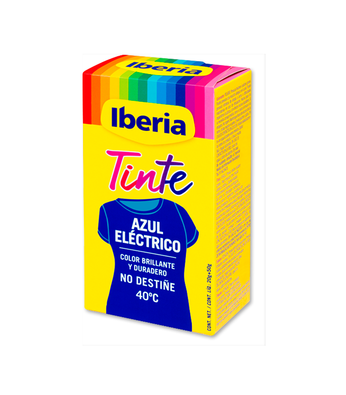 Tinte Iberia para Ropa Azul Electrico | Productos para la ropa 