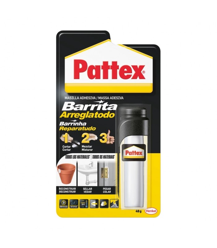 Barrita Pattex Arreglatodo Universal 48 g | Adhesivos, Pegamentos y