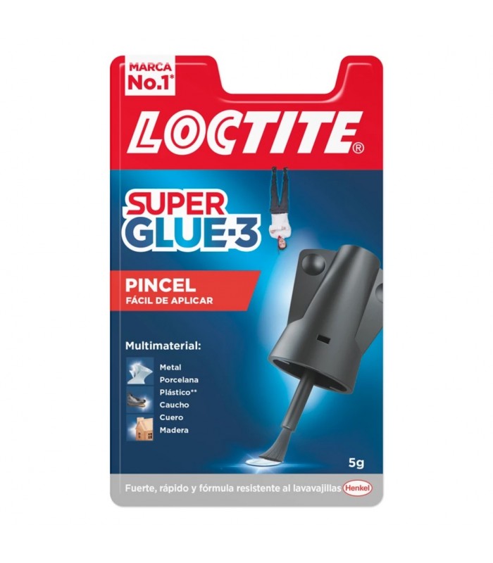 Loctite Super Glue-3 Liquido Pincel 5 g | Adhesivos, Pegamentos y