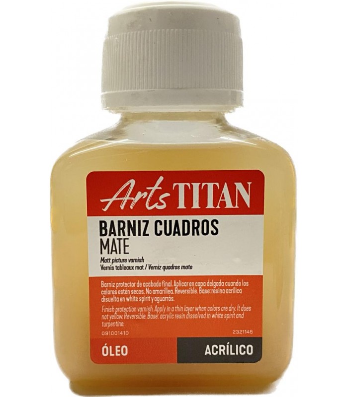 Barniz cuadros mate 100ml óleo y acrílico | Inicio 