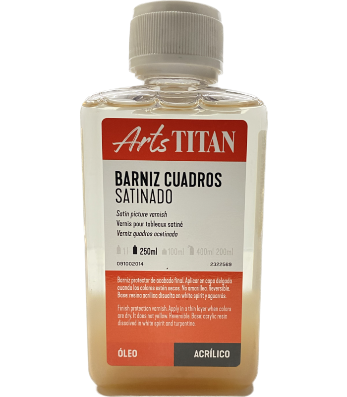 Barniz cuadros Satinado 250ml acrílico | Inicio 