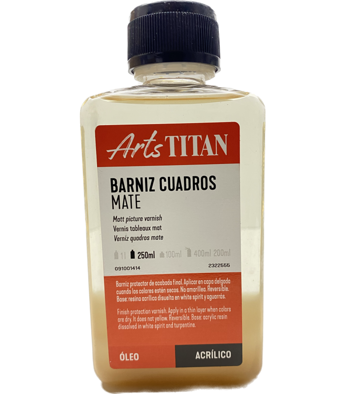 Barniz cuadros mate 250ml óleo y acrílico | Inicio 