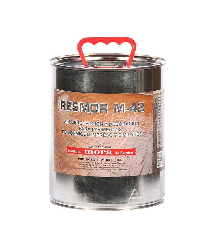 Barniz Resina para hormigon impreso de alta proteccion Resmor-M42 4 litros