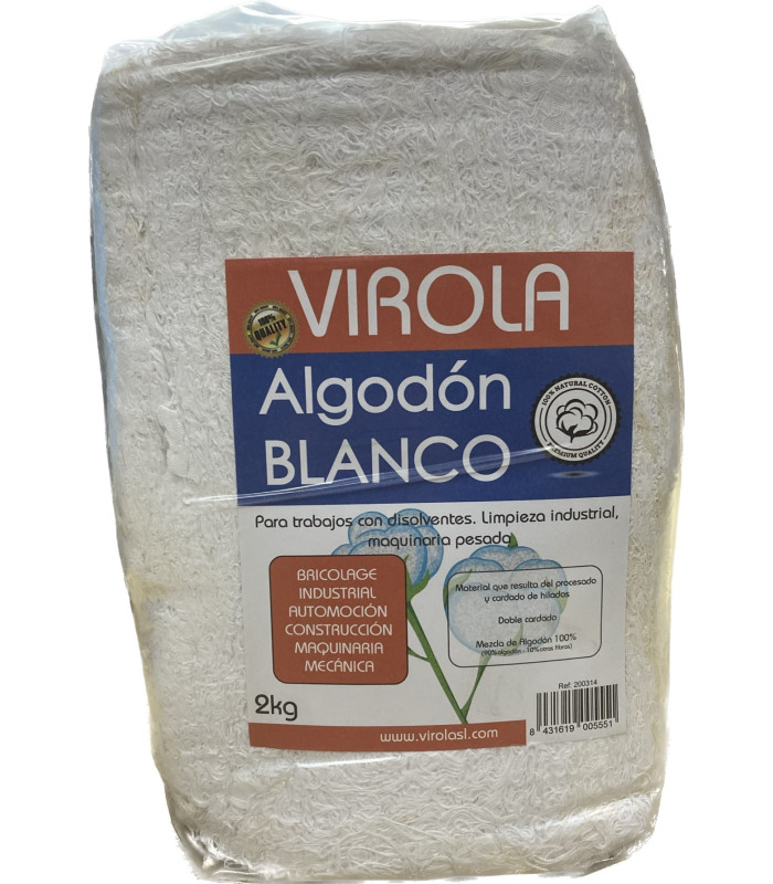 Algodon Blanco 2 Kg | Limpieza 