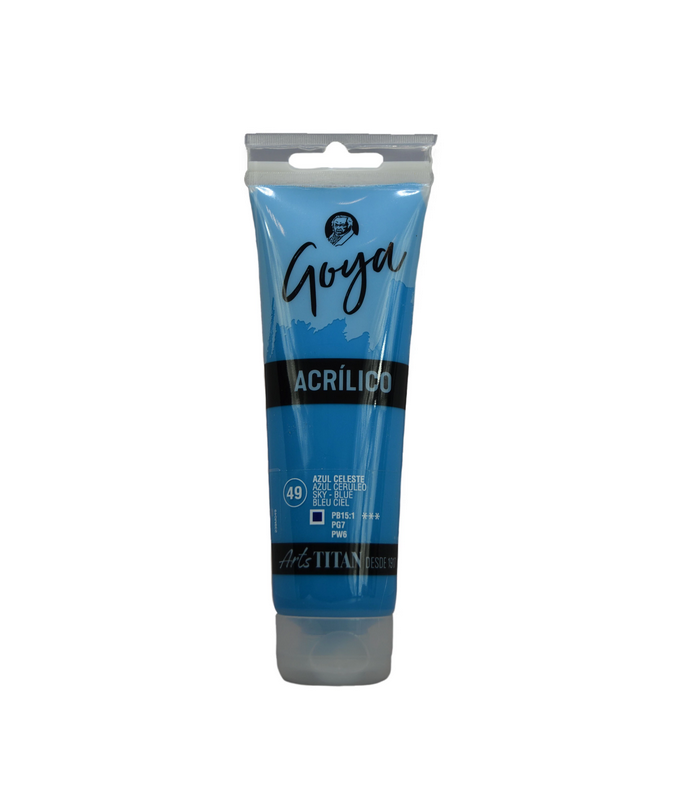 Acrílico Goya azul celeste Nº49 125ml | Acrilico Goya 