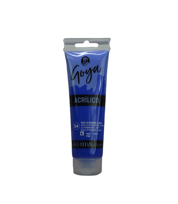 Acrílico Goya Azul ultramar claro Nº54 125ml | Acrilico Goya 