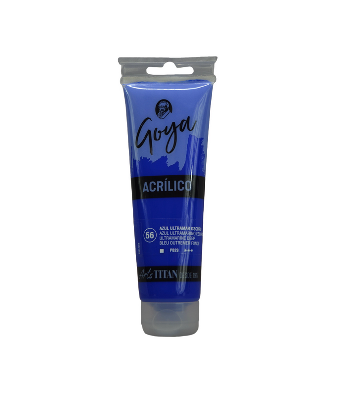 Acrílico Goya Azul ultramar oscuro Nº56 125ml | Acrilico Goya 