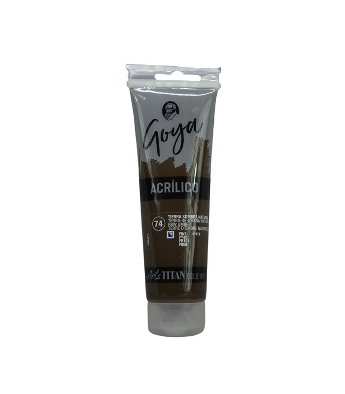 Acrílico Goya Tierra sombra natural Nº74 125ml | Acrilico Goya 