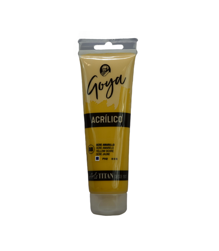 Acrílico Goya Ocre amarillo Nº88 125ml | Acrilico Goya 