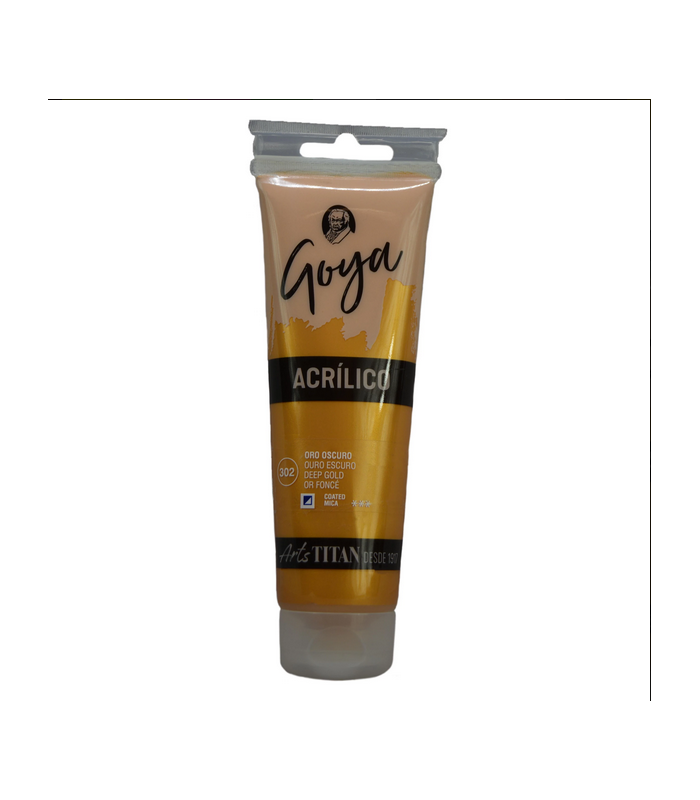 Acrílico Goya oro oscuro Nº302 125ml | Acrilico Goya 