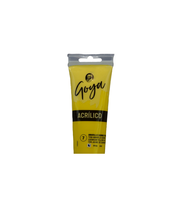 Acrílico Goya amarillo cadmio Nº7 230ml | Acrilico Goya 