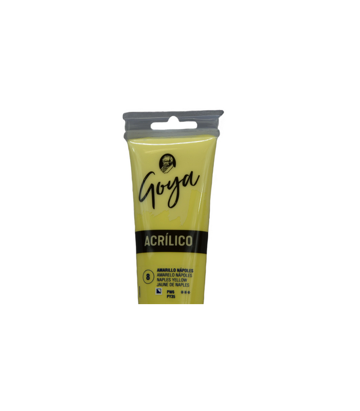 Acrílico Goya Amarillo nápoles Nº8 230ml | Acrilico Goya 