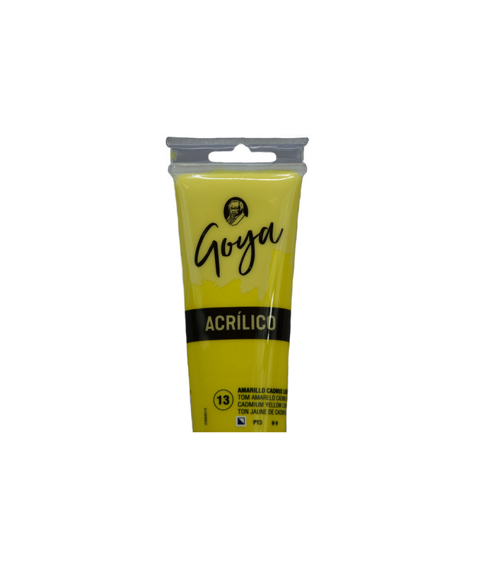 Acrílico Goya Amarillo cadmio limón Nº13 230ml | Acrilico Goya 