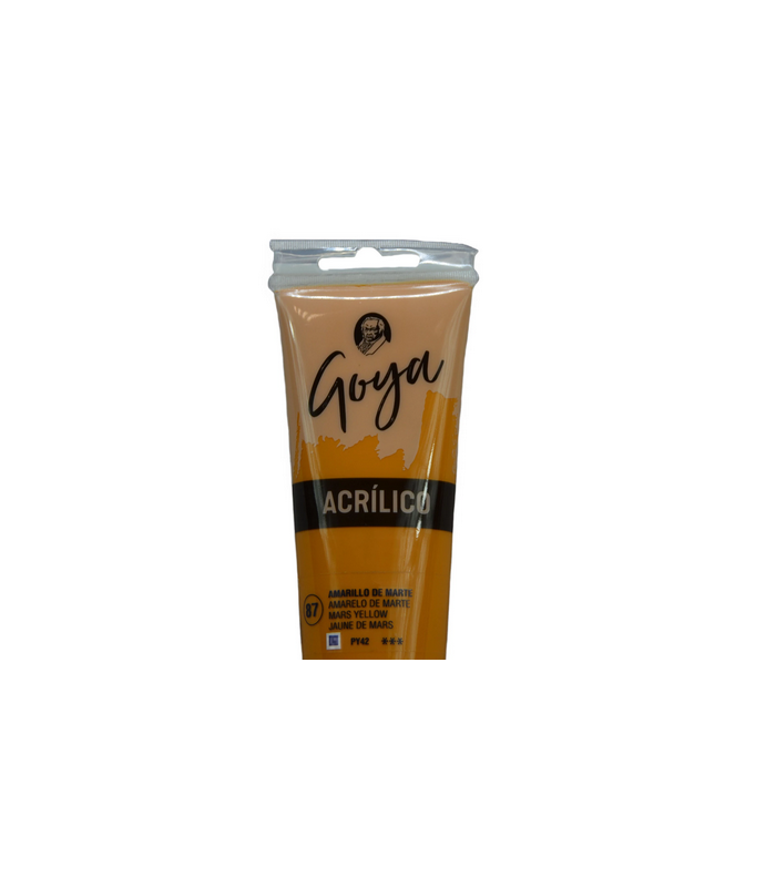 Acrílico Goya Amarillo marte Nº87 230ml | Acrilico Goya 