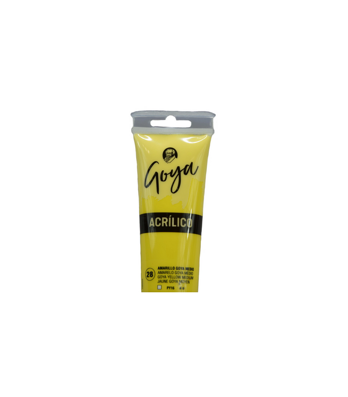 Acrílico Goya Amarillo GOYA medio Nº28 230ml | Acrilico Goya 