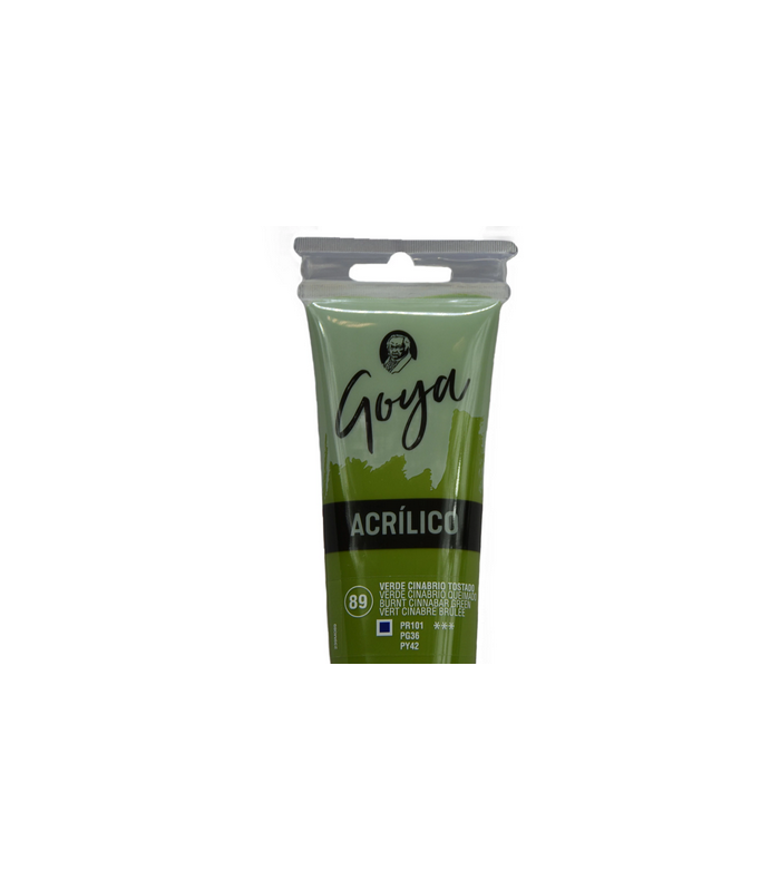 Acrílico Goya Verde cinabrio tostado Nº89 230ml | Acrilico Goya 